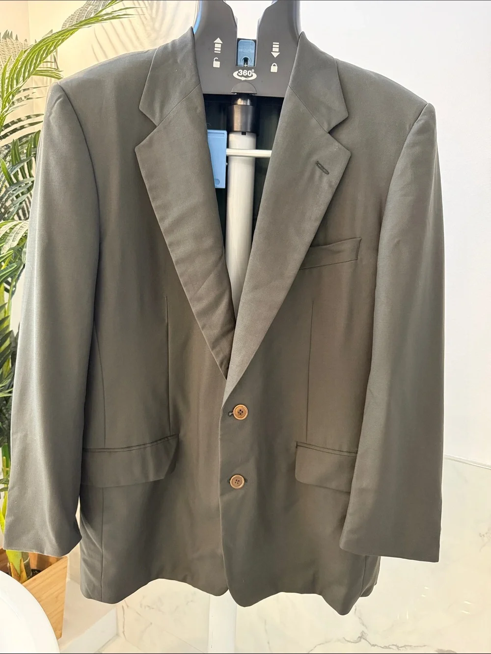Vintage Boyds Philadelphia Winslow & Crik Grey Wool Blazer Sport Coat Jacket 44S